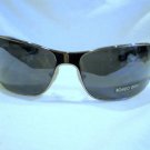 NEW  SUNGLASSES WRAPAROUND ROMEO GIGLI SILVER GREY CLEAR   68-15-130