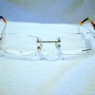 NEW MISSONI RIMLESS EYEGLASSES SILVER MULTICOLOR 54-16-135 MOD.EXTREME