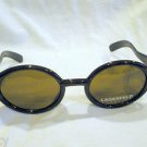 VINTAGE KARL LAGERFELD ROUND SUNGLASSES TORTOISE GOLD MOD.4131 MADE IN FRANCE