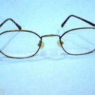 VINTAGE INNOVATIVE EYEGLASSES TORTOISE ANTIQUE GOLD  48-20-140 SPRING HINGES