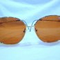 Vintage PRIMA OPTICS  Oversized Sunglasses GOLD,PEARL BLUE  58-16-133
