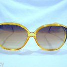 VINTAGE ORLY  70'S SUNGLASSES  MIDAS  BLOND CLEAR BROWN 56-14-135