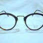VINTAGE SIGN LANGUAGE EYEGLASSES DARK TORTOISE ANTIQUE GOLD HOT 48-30-145