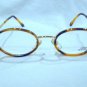 VINTAGE GIANNI VERSACE EYEGLASSES  GOLD TORTOISE MOD.H24 MADE IN ITALY
