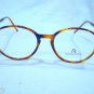 NEW RODENSTOCK  EYEGLASSES  TORTOISE P-SHAPE 45-17-135 UNIQUE MADE IN ITALY
