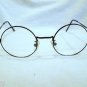 NEW JAZZ ELEGANCE PERFECTLY ROUND EYEGLASSES BLACK 44-19-135