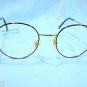 POLO  RALPH  LAUREN EYEGLASSES MOD.PREP200 GOLD BLACK 47-20-135 SPRING HINGES