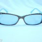 NEW HILARY DUFF CARVED & LAYERED MOD.GRETA BLUE LENSES SUNGLASSES