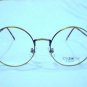 NEW KENZINTON CLASSIC PERFECTLY ROUND EYEGLASSES ANTIQUE GOLD 50-18-135 .315