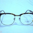 NEW KENZINTON CLASSIC EYEGLASSES TORTOISE ANTIQUE GOLD 52-19-135 CLUBMASTER