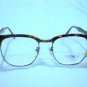 NEW KENZINTON CLASSIC EYEGLASSES TORTOISE ANTIQUE GOLD 52-19-135 CLUBMASTER