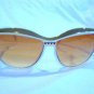 VINTAGE LEONARD SUNGLASSES PEARL GREEN GOLD WHITE UNIQUE MADE IN FRANCE