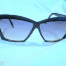 VINTAGE HARVE BENARD SUNGLASSES BLACK 60-10-135 UNIQUE MADE IN  ITALY