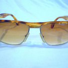 VINTAGE COLLYSUS OPTICAL CELEBRITY  SUNGLASSES GOLD BLOND TORTOISE MADE  ITALY