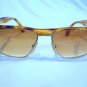 VINTAGE COLLYSUS OPTICAL CELEBRITY  SUNGLASSES GOLD BLOND TORTOISE MADE  ITALY