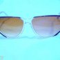 VINTAGE NINA RICCI PARIS SUNGLASSES BROWN GOLD CLEAR HAND MADE IN FRANCE