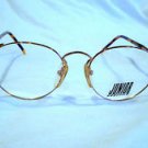 Vintage JUNIOR JEAN PAUL GAULTIER JPG GOLD TORTOISE EYEGLASSES MOD.57-2271