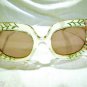 VINTAGE Sunglasses HIPPIE girl eyewear by EDWARDO made in France very unique pai