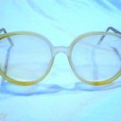 VINTAGE ANGLO AMERICAN  EYEGLASSES .MAT WHITE 58-20-140 MADE IN ENGLAND