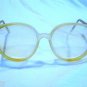 VINTAGE ANGLO AMERICAN  EYEGLASSES .MAT WHITE 58-20-140 MADE IN ENGLAND