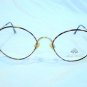 Vintage BROOKS BROTHERS EYEGLASSES MAT GOLD TORTOISE  51-19-135 SPRING HINGES