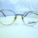 Vintage JEAN PAUL GAULTIER JPG P-SHAPE ROUND EYEGLASSES METALLIC GREEN 50-20-140
