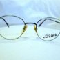 Vintage JEAN PAUL GAULTIER JPG P-SHAPE ROUND EYEGLASSES METALLIC GREEN 50-20-140