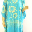 Kaftan Caftan Tunic Top Poncho Batik 5X-Hibiscus P031