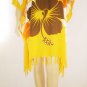 Kaftan Caftan Tunic Top Poncho Batik 5X-Hibiscus P095