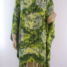 Kaftan Caftan Tunic Top Poncho Batik 5X-Abstract P077