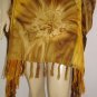 Kaftan Caftan Tunic Top Poncho Batik 5X-Tie Dye P080