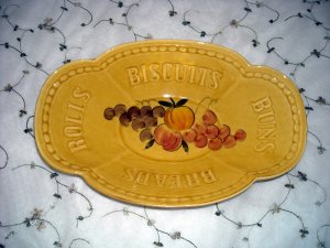 Vintage Bread Serving Bowl