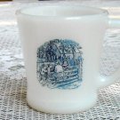 Vintage Fire King / Milk Glass Mug