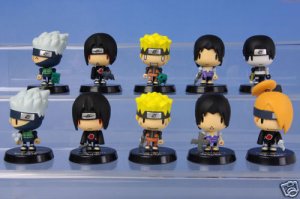 Bandai Naruto Shippuden Thumbnailook Figure Box of 10