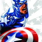 Captain America Star Man T-Shirt Size LG
