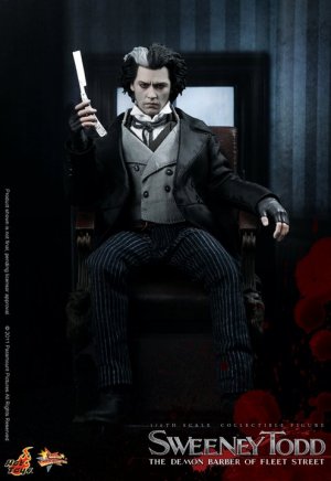 Hot Toys Sweeney Todd 12 inch Collectible Figure