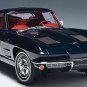 AutoArt 1/18 Chevrolet Corvette 1963 Coupe Daytona Blue Limited