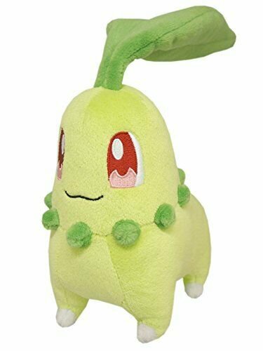 Sanei Boeki Pokemon POCKET MONSTERS PP40 Chikorita S Size Plush Doll