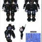 Ultra Action Trooper Series ZA-11 Zyklon (Charcoal Gray) 1/144 Plastic Model Kit