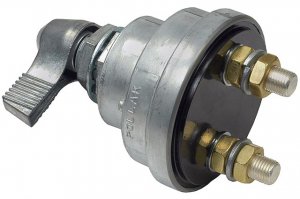 Pollak Master Disconnect 1000 Surge Amp Single Pole Single Throw Battery Cutoff Switch 2 post nhra