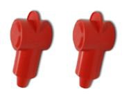 Protective Rubber Boots for Master Battery Disconnect Switches 1 Pair Size 2 - 2/0 AWG