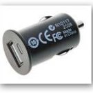 Car Cigarette Powered 1000mA USB Adapter/Charger - Black (DC 12V)
