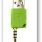 Mini USB Data and Charging Adapter for Shuffle-2 (Green)