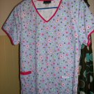 Medium flowered scrub top