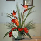 ELEGANT TROPICAL FLORAL ARRANGEMENT  BIRDS OF PARADISE