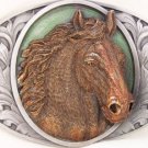 HORSE LOVERS ALERT!!   HORSE BELT BUCKLE BY BERGAMOT