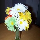 Gerbera Daisies bouquet in glass vase