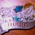 FLORIDA BELT BUCKLY BY BERGAMOT...SOLID PEWTER