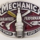 MECHANIC PEWTER MEN'S OCCUPATION BELT BUCKLE