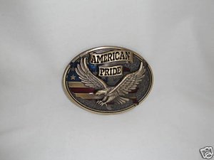 AMERICAN PRIDE AMERICAN EAGEL BELT BUCKLE